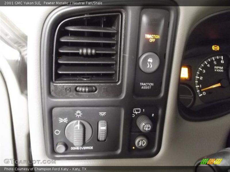 Controls of 2001 Yukon SLE