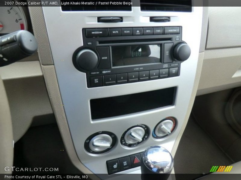 Light Khaki Metallic / Pastel Pebble Beige 2007 Dodge Caliber R/T AWD