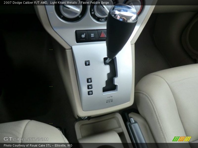 Light Khaki Metallic / Pastel Pebble Beige 2007 Dodge Caliber R/T AWD