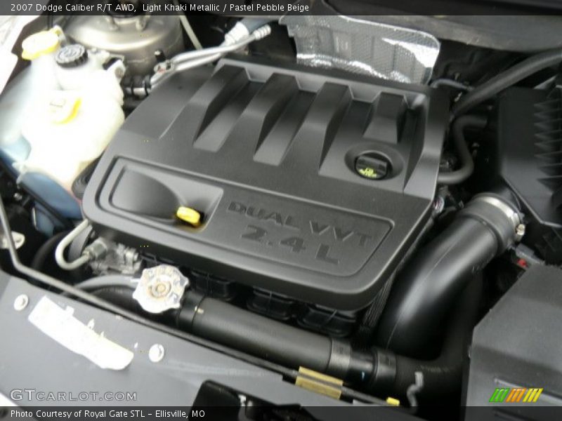 Light Khaki Metallic / Pastel Pebble Beige 2007 Dodge Caliber R/T AWD