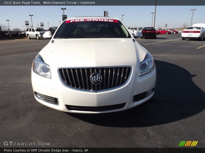 White Diamond Tricoat / Cashmere 2012 Buick Regal Turbo