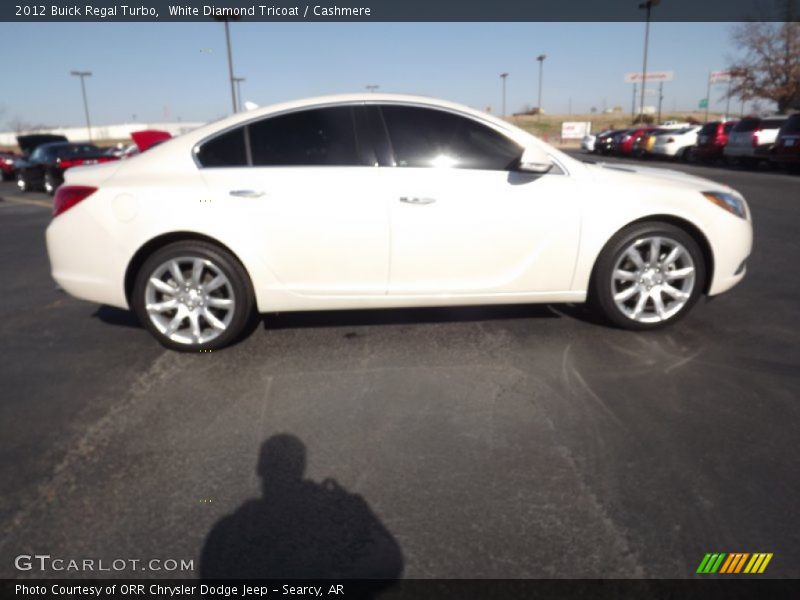 White Diamond Tricoat / Cashmere 2012 Buick Regal Turbo