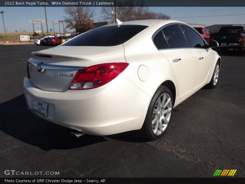 White Diamond Tricoat / Cashmere 2012 Buick Regal Turbo