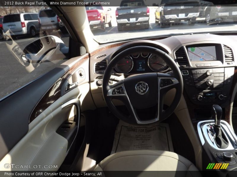 White Diamond Tricoat / Cashmere 2012 Buick Regal Turbo