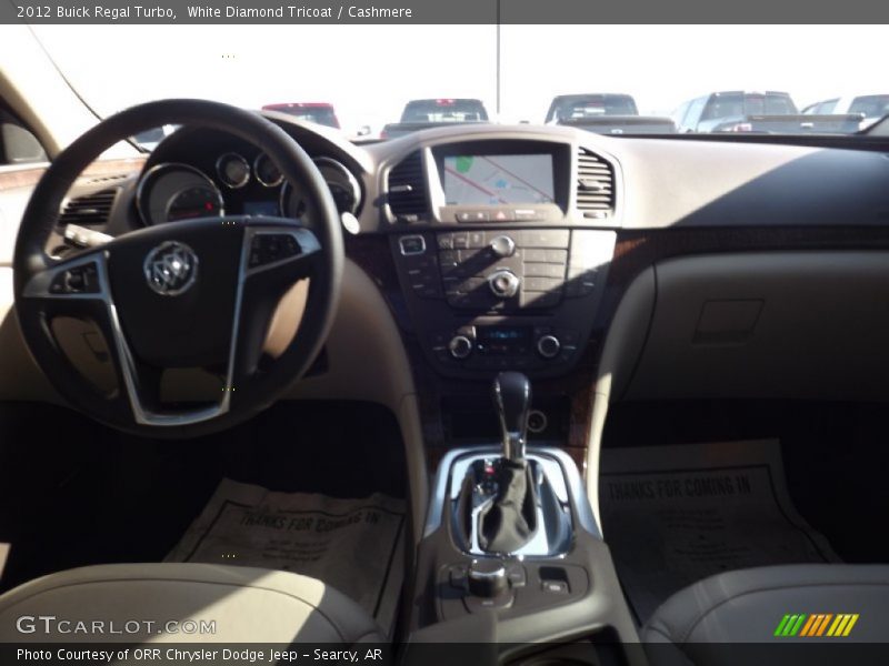 White Diamond Tricoat / Cashmere 2012 Buick Regal Turbo