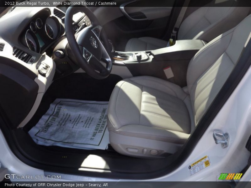 White Diamond Tricoat / Cashmere 2012 Buick Regal Turbo