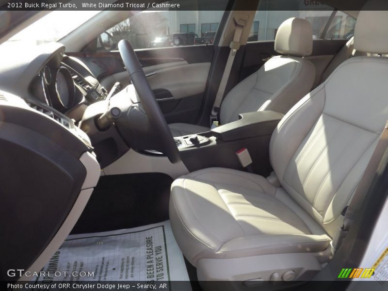 White Diamond Tricoat / Cashmere 2012 Buick Regal Turbo