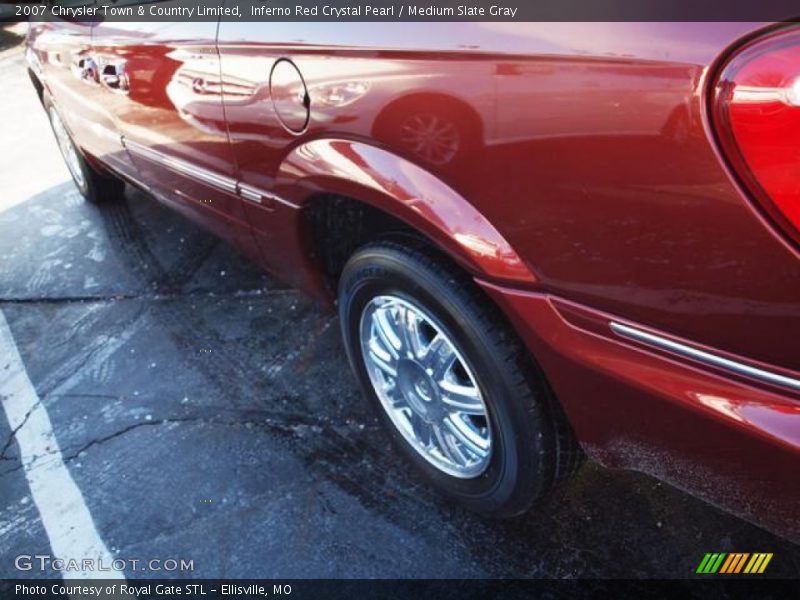Inferno Red Crystal Pearl / Medium Slate Gray 2007 Chrysler Town & Country Limited
