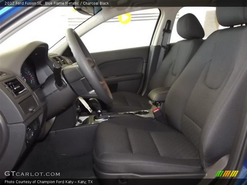 Blue Flame Metallic / Charcoal Black 2012 Ford Fusion SE