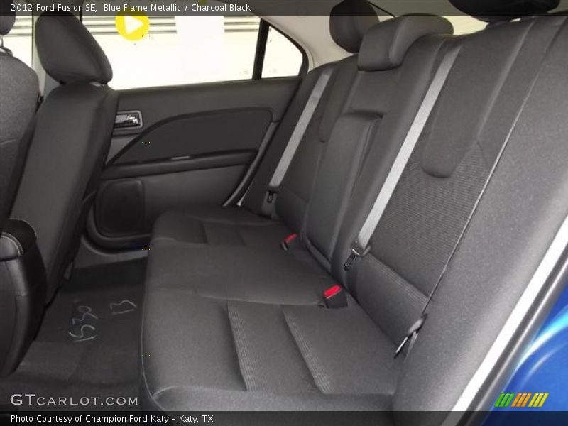 Blue Flame Metallic / Charcoal Black 2012 Ford Fusion SE