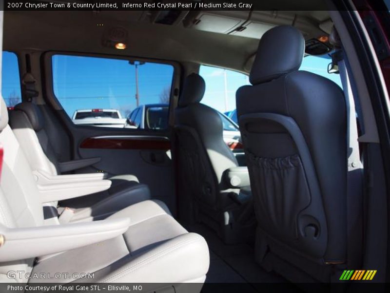 Inferno Red Crystal Pearl / Medium Slate Gray 2007 Chrysler Town & Country Limited