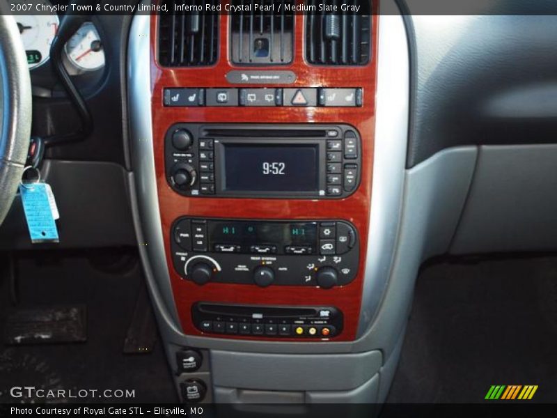 Inferno Red Crystal Pearl / Medium Slate Gray 2007 Chrysler Town & Country Limited