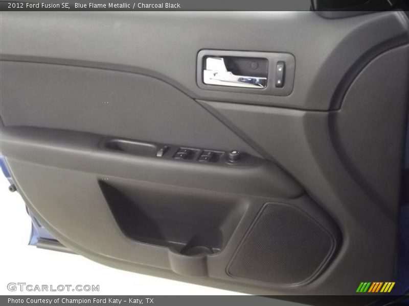 Blue Flame Metallic / Charcoal Black 2012 Ford Fusion SE