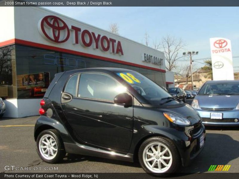 Deep Black / Design Black 2008 Smart fortwo passion coupe