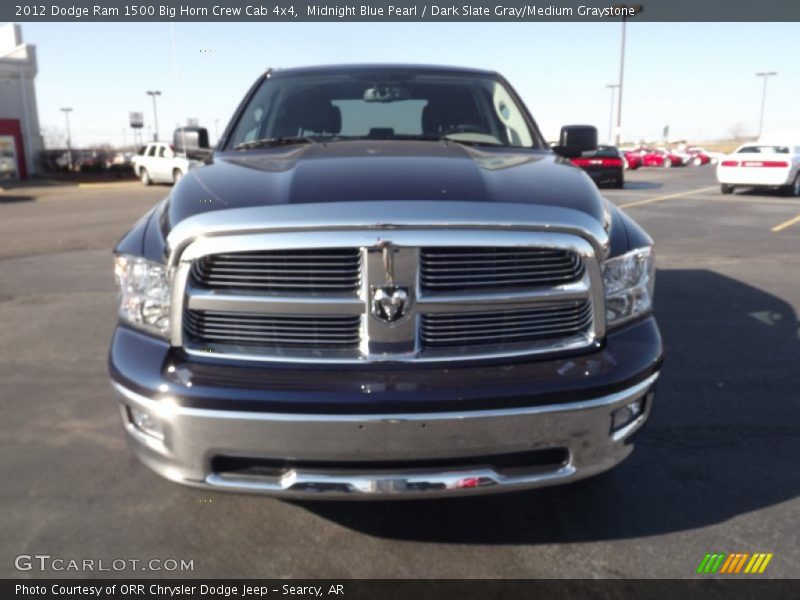 Midnight Blue Pearl / Dark Slate Gray/Medium Graystone 2012 Dodge Ram 1500 Big Horn Crew Cab 4x4