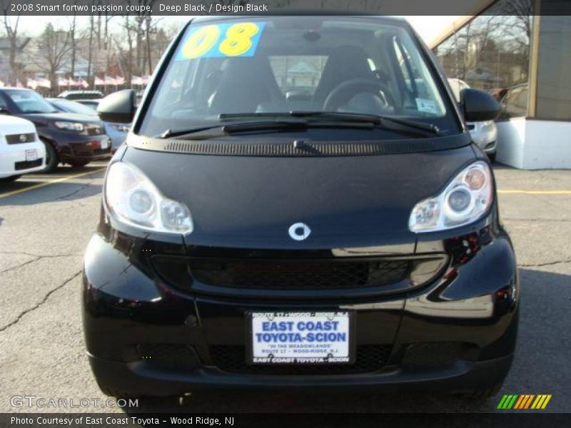 Deep Black / Design Black 2008 Smart fortwo passion coupe