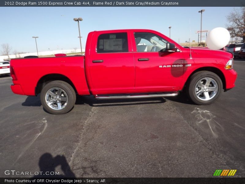  2012 Ram 1500 Express Crew Cab 4x4 Flame Red