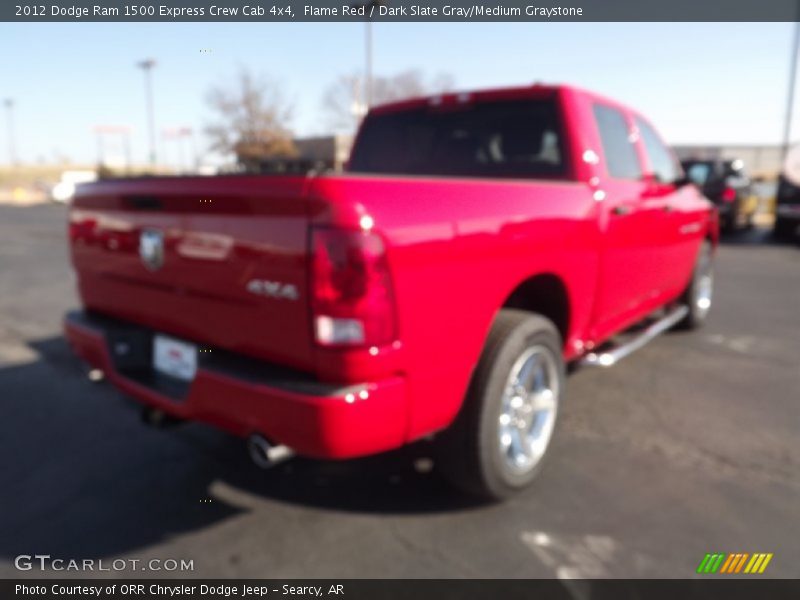 Flame Red / Dark Slate Gray/Medium Graystone 2012 Dodge Ram 1500 Express Crew Cab 4x4