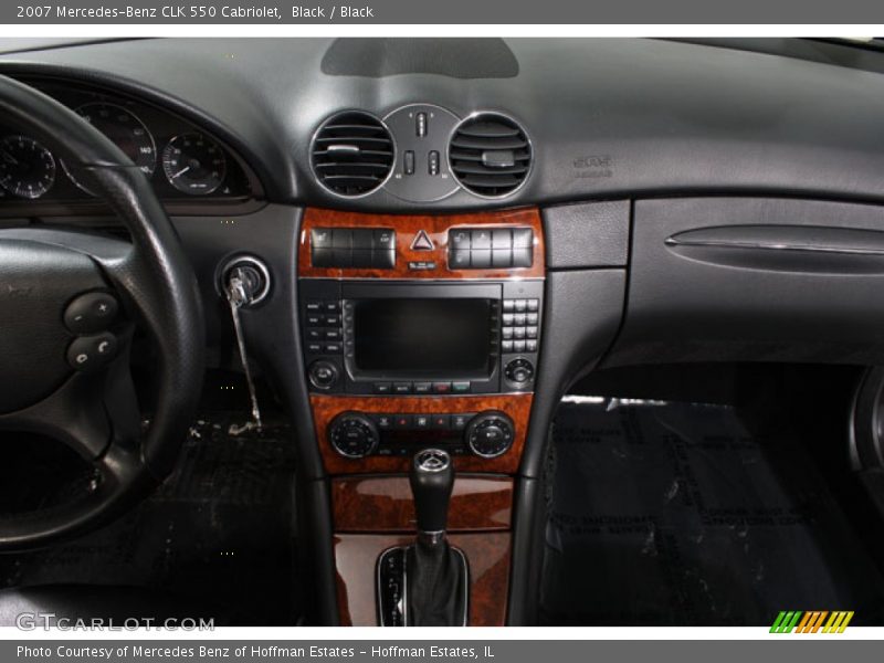 Black / Black 2007 Mercedes-Benz CLK 550 Cabriolet
