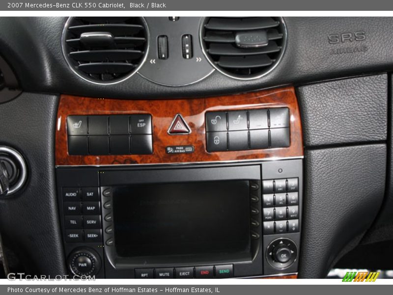 Black / Black 2007 Mercedes-Benz CLK 550 Cabriolet