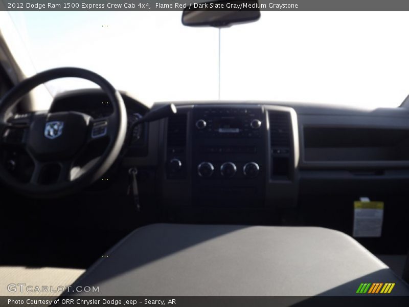 Flame Red / Dark Slate Gray/Medium Graystone 2012 Dodge Ram 1500 Express Crew Cab 4x4