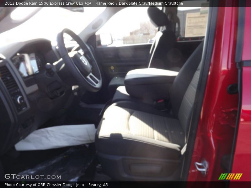 Flame Red / Dark Slate Gray/Medium Graystone 2012 Dodge Ram 1500 Express Crew Cab 4x4