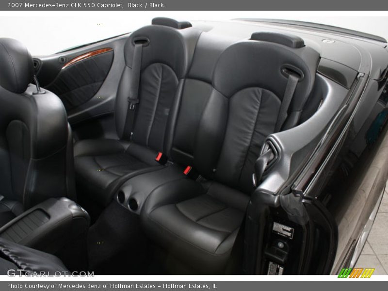  2007 CLK 550 Cabriolet Black Interior