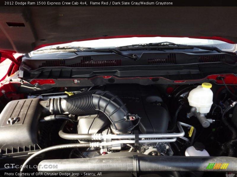 Flame Red / Dark Slate Gray/Medium Graystone 2012 Dodge Ram 1500 Express Crew Cab 4x4