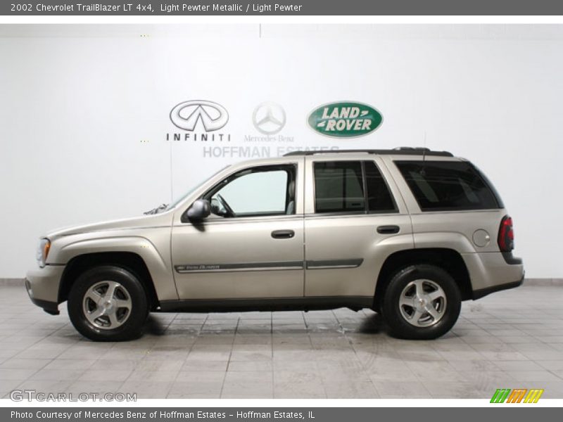 Light Pewter Metallic / Light Pewter 2002 Chevrolet TrailBlazer LT 4x4