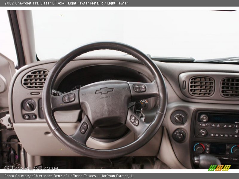 Light Pewter Metallic / Light Pewter 2002 Chevrolet TrailBlazer LT 4x4