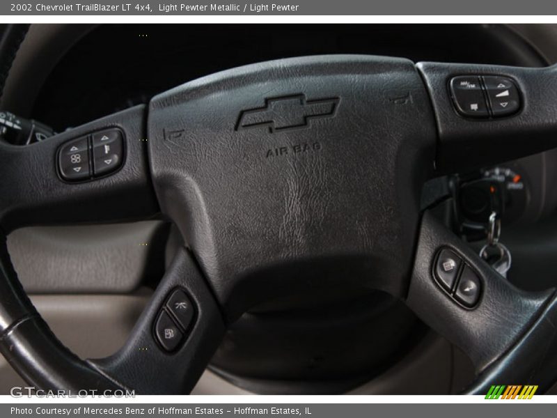 Light Pewter Metallic / Light Pewter 2002 Chevrolet TrailBlazer LT 4x4