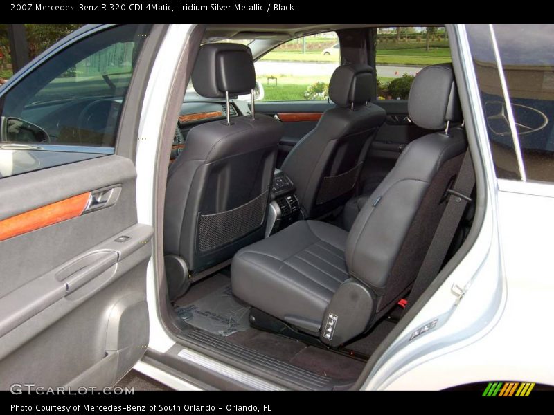 Iridium Silver Metallic / Black 2007 Mercedes-Benz R 320 CDI 4Matic