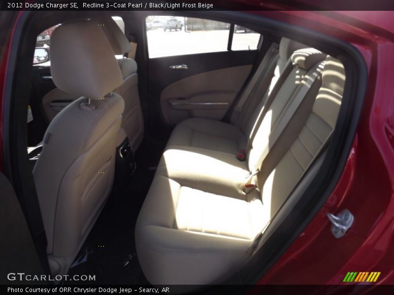 Redline 3-Coat Pearl / Black/Light Frost Beige 2012 Dodge Charger SE