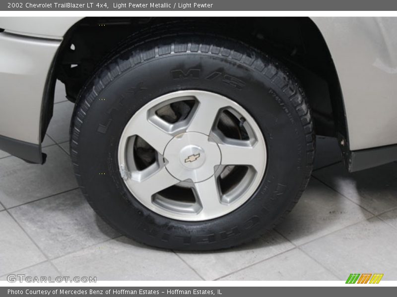 Light Pewter Metallic / Light Pewter 2002 Chevrolet TrailBlazer LT 4x4