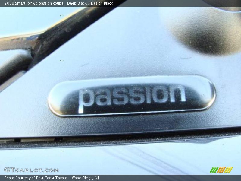 Deep Black / Design Black 2008 Smart fortwo passion coupe