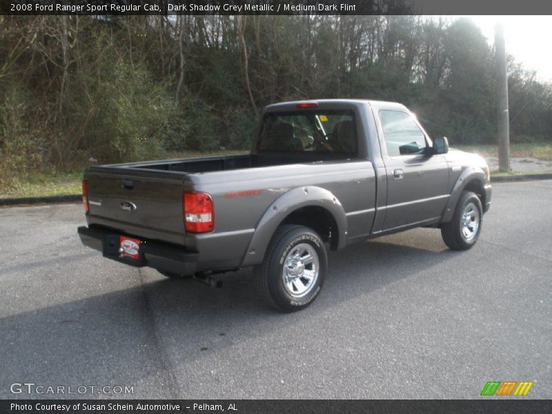 Dark Shadow Grey Metallic / Medium Dark Flint 2008 Ford Ranger Sport Regular Cab