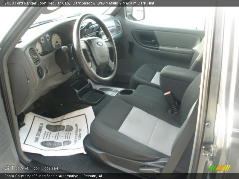 Dark Shadow Grey Metallic / Medium Dark Flint 2008 Ford Ranger Sport Regular Cab