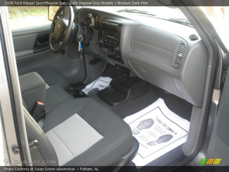 Dark Shadow Grey Metallic / Medium Dark Flint 2008 Ford Ranger Sport Regular Cab
