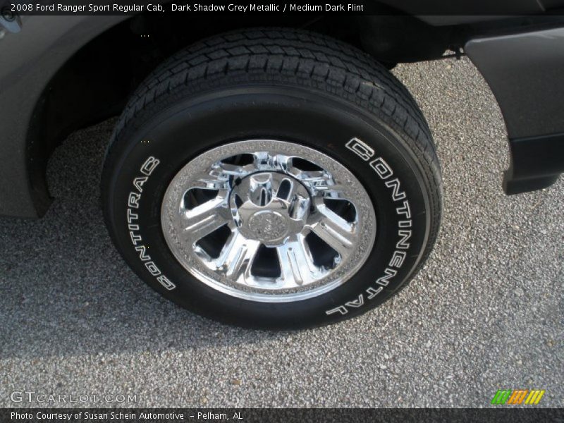 Dark Shadow Grey Metallic / Medium Dark Flint 2008 Ford Ranger Sport Regular Cab