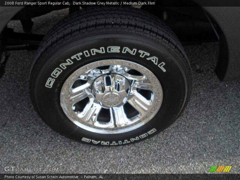 Dark Shadow Grey Metallic / Medium Dark Flint 2008 Ford Ranger Sport Regular Cab