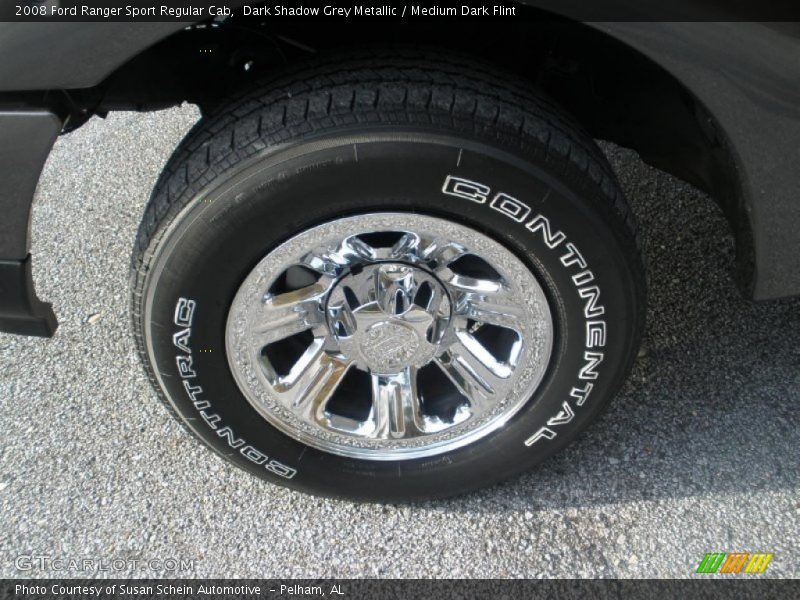 Dark Shadow Grey Metallic / Medium Dark Flint 2008 Ford Ranger Sport Regular Cab