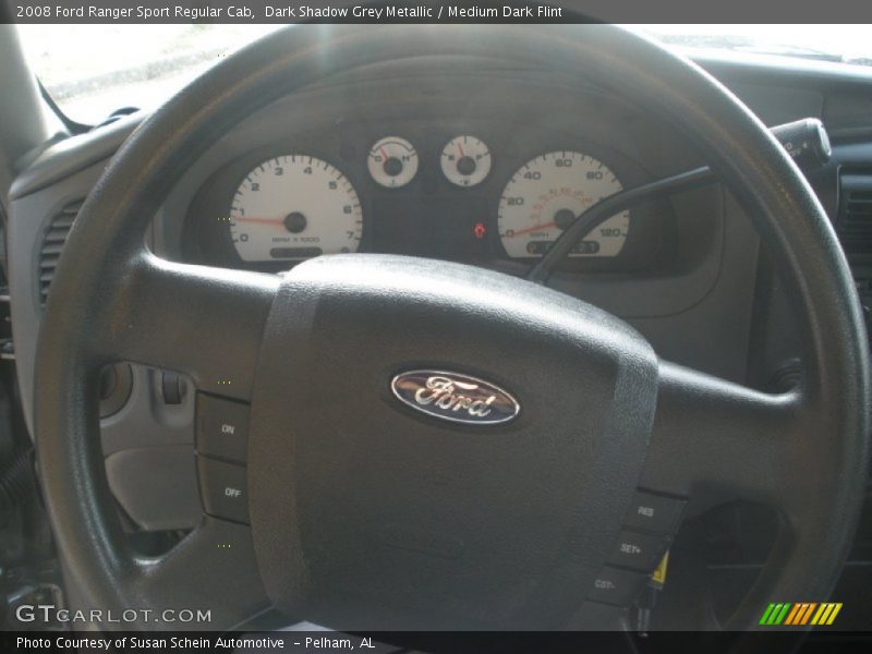 Dark Shadow Grey Metallic / Medium Dark Flint 2008 Ford Ranger Sport Regular Cab