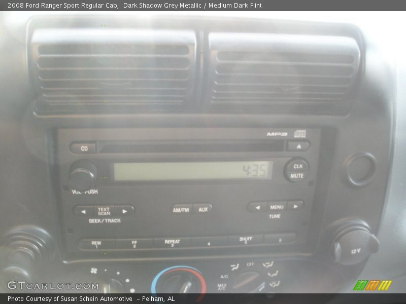 Dark Shadow Grey Metallic / Medium Dark Flint 2008 Ford Ranger Sport Regular Cab