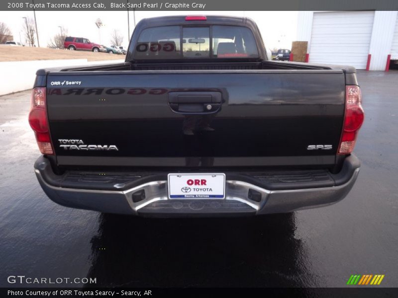 Black Sand Pearl / Graphite Gray 2008 Toyota Tacoma Access Cab