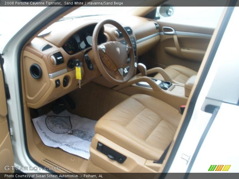 Sand White / Havanna/Sand Beige 2008 Porsche Cayenne Tiptronic