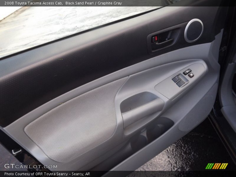 Black Sand Pearl / Graphite Gray 2008 Toyota Tacoma Access Cab