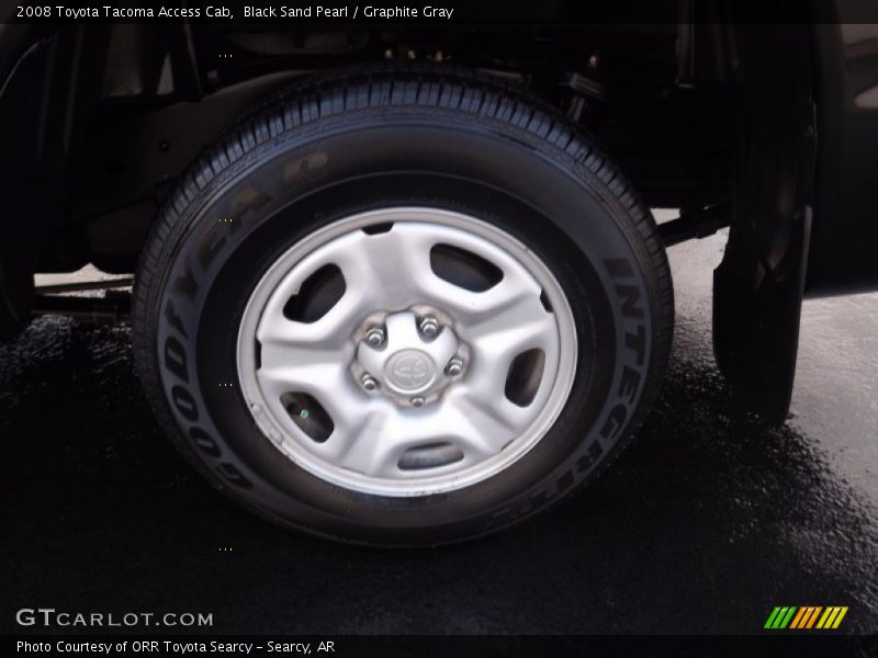 Black Sand Pearl / Graphite Gray 2008 Toyota Tacoma Access Cab