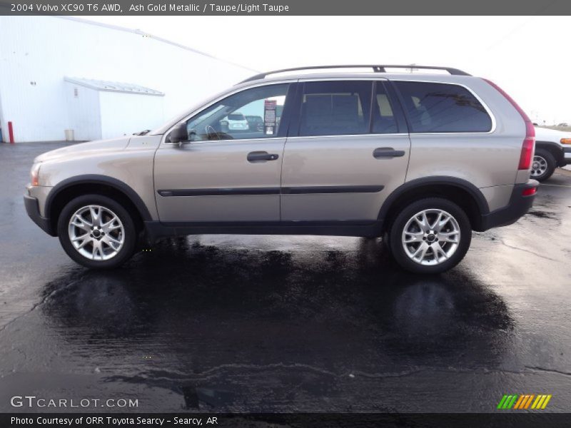 Ash Gold Metallic / Taupe/Light Taupe 2004 Volvo XC90 T6 AWD