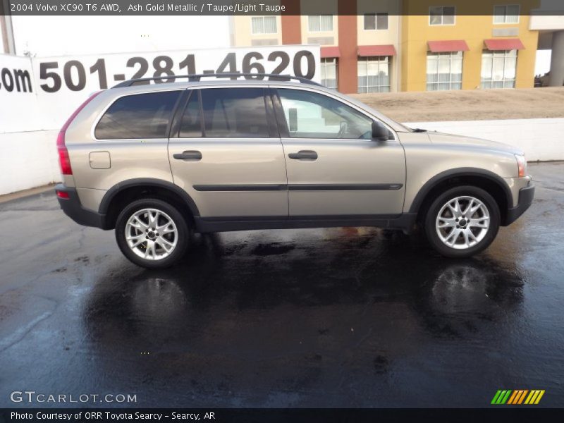 Ash Gold Metallic / Taupe/Light Taupe 2004 Volvo XC90 T6 AWD