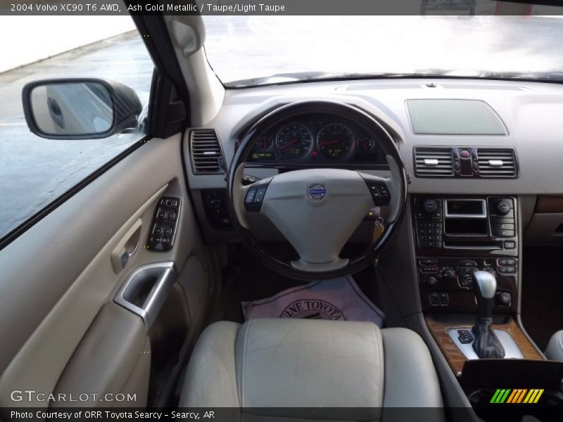Ash Gold Metallic / Taupe/Light Taupe 2004 Volvo XC90 T6 AWD